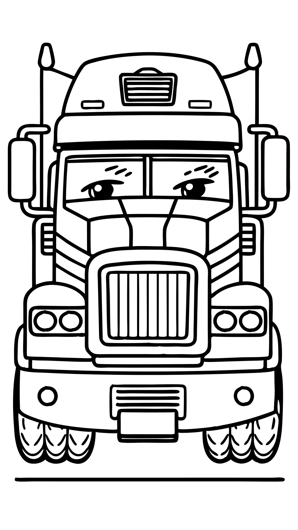 coloring pages trucks